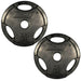 TROY GO-R Rubber Encased Olympic Grip Plate 25lbs Pair