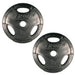 TROY GO-R Rubber Encased Olympic Grip Plate 35lbs Pair
