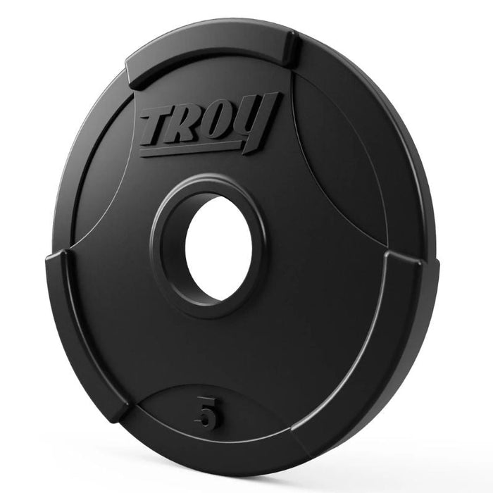 TROY Rubber Encased Olympic Grip Plate