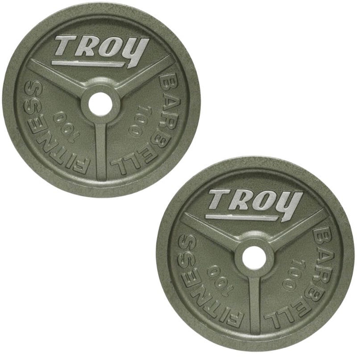 TROY Machined Olympic Plate, Wide Flange