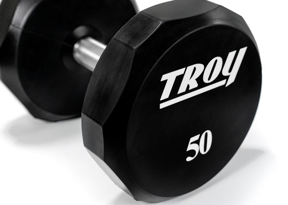 TROY 12 Sided Urethane Dumbbell