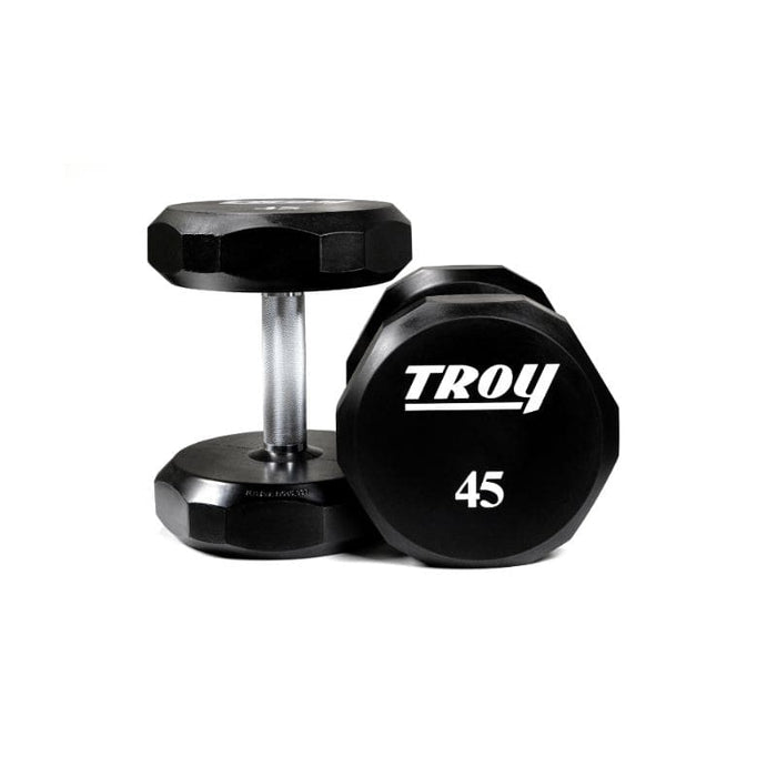 Troy 12-Sided Urethane Encased Dumbbell Sets (Sold in 5lb Increments)