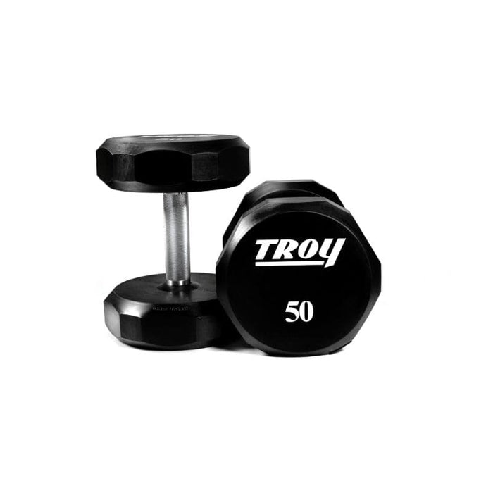 Troy 12-Sided Urethane Encased Dumbbell Sets (Sold in 5lb Increments)