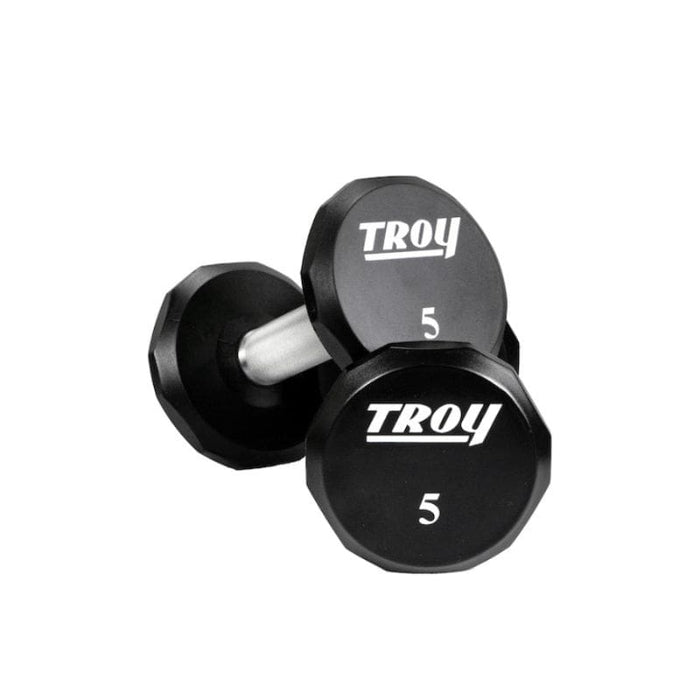 Troy 12-Sided Urethane Encased Dumbbell Sets (Sold in 5lb Increments)