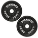 Troy BO Economy Black Cast Iron Olympic Plate 25lbs Pair