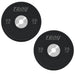 Troy BPO-SBP Performance Black Rubber Bumper Plate 35lbs Pair