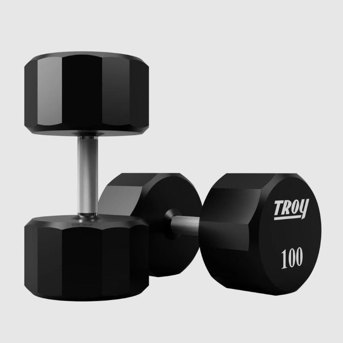 Troy 12-Sided Urethane Encased Dumbbell Sets (Sold in 5lb Increments)