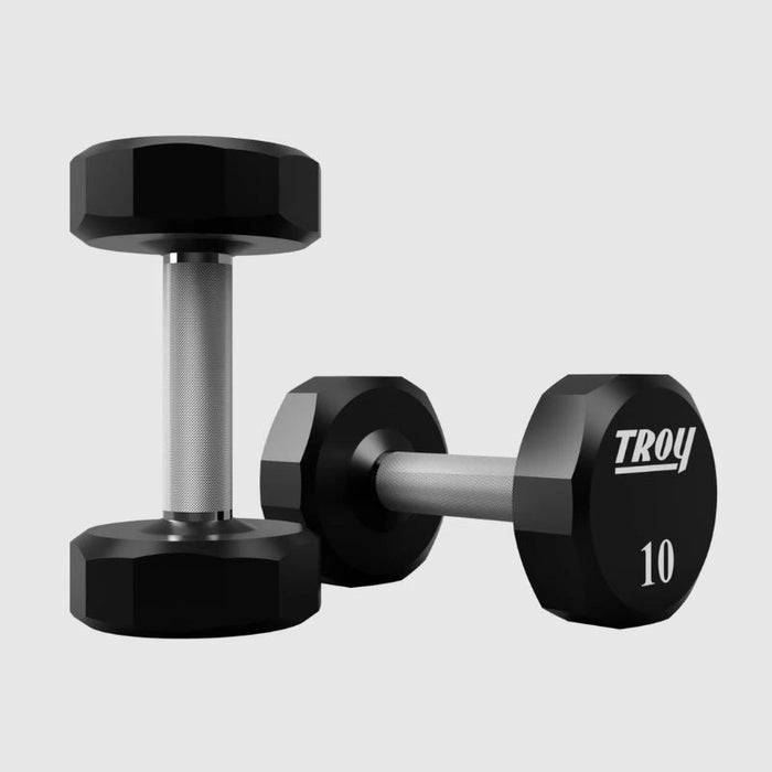 Troy 12-Sided Urethane Encased Dumbbell Sets (Sold in 5lb Increments)