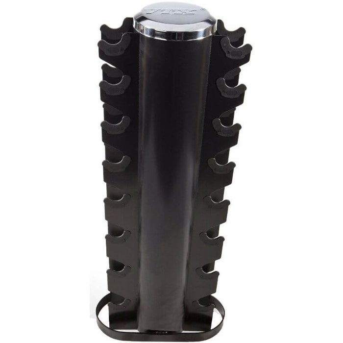Troy 12-Sided Dumbbells with Vertical Rack