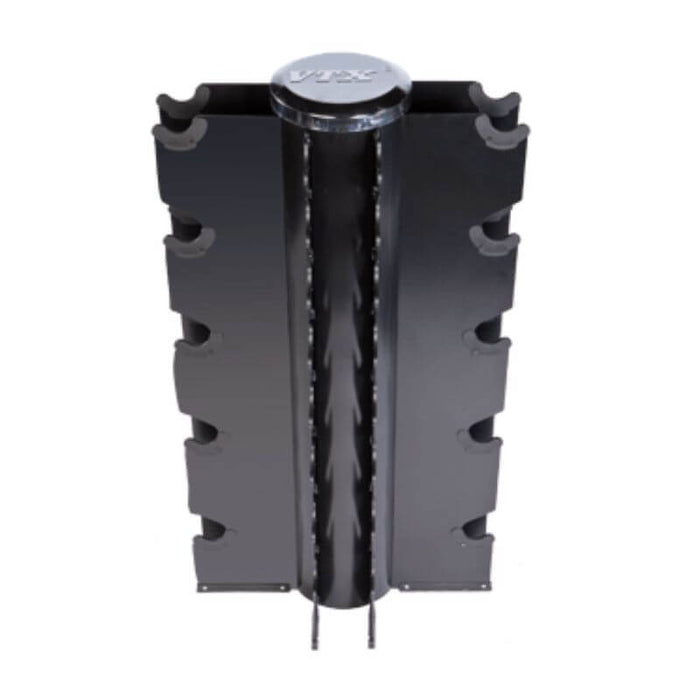 Troy 12-Sided 3-50lb Dumbbells with Rack