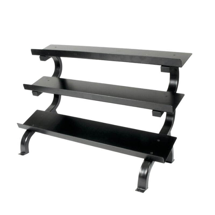 Troy 12-Sided Dumbbells & Rack Set