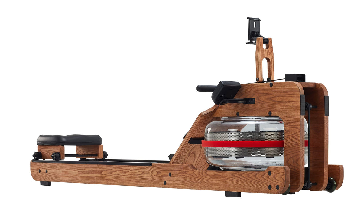 Muscle D Fitness - Wooden Seated Adjustable Water Rower