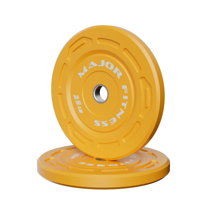 Major Fitness Low Bounce Bumper Plates Olympic Weight Plates Set