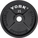 York Barbell 2 Inch Cast Iron Olympic Plates - 35lb Plate