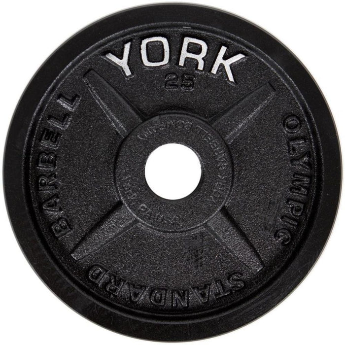 York Barbell Legacy Precision Milled Cast Iron Plate Set