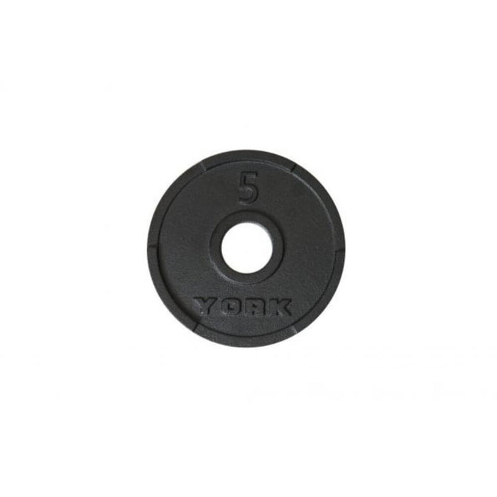 York Barbell 29000 G-2 Cast Iron Olympic Plates 5