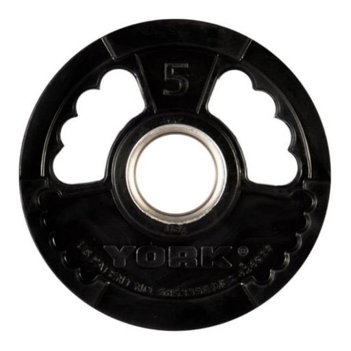 York_Barbell_29078G-2_Rubber_Encased_Olympic_Plates_5