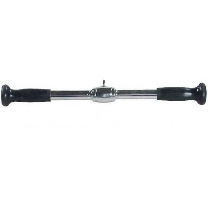 York Barbell 20" Rubber Grip Revolving Straight Bar