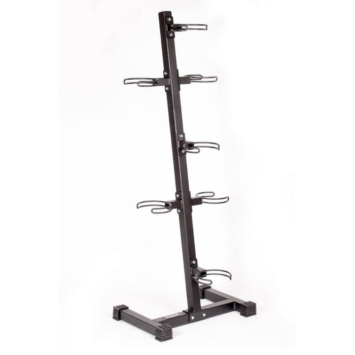 York Barbell 7-Ball Vertical Medicine Ball Storage Rack