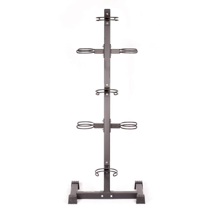 York Barbell 7-Ball Vertical Medicine Ball Storage Rack