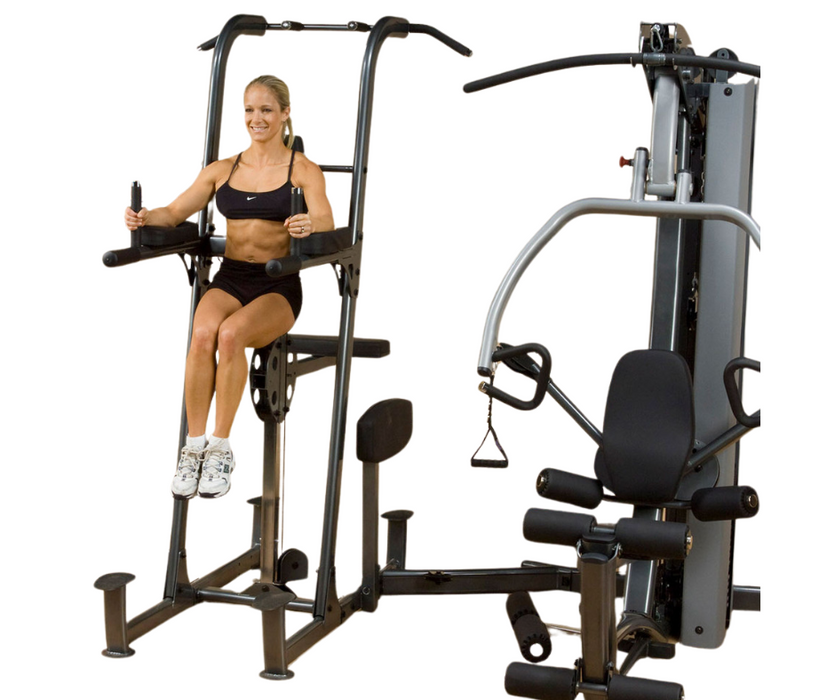 Body-Solid FCDWA FUSION Weight-Assisted Dip & Pull-Up Station