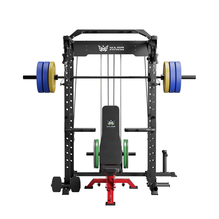 Major Fitness All-In-One Home Gym Power Rack Package PLM03