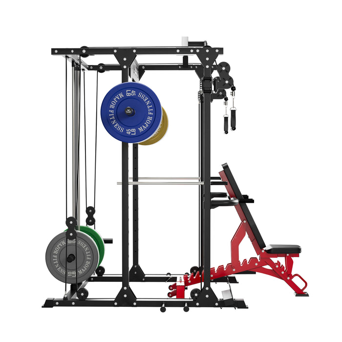 Major Fitness All-In-One Home Gym Power Rack Package PLM03