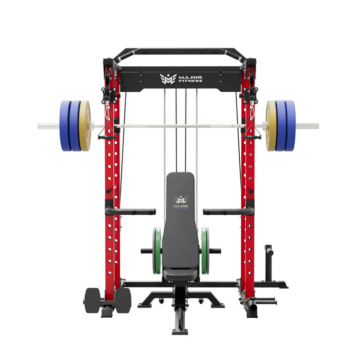 Major Fitness All-In-One Home Gym Power Rack Package PLM03