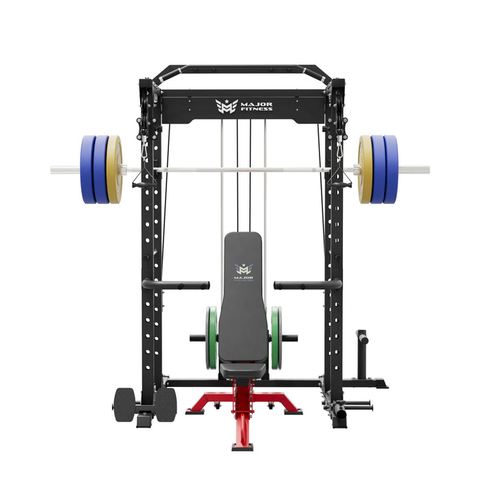Major Fitness All-In-One Home Gym Power Rack Package PLM03
