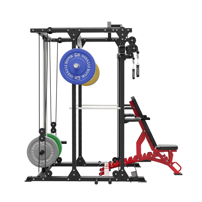 Major Fitness All-In-One Home Gym Power Rack Package PLM03