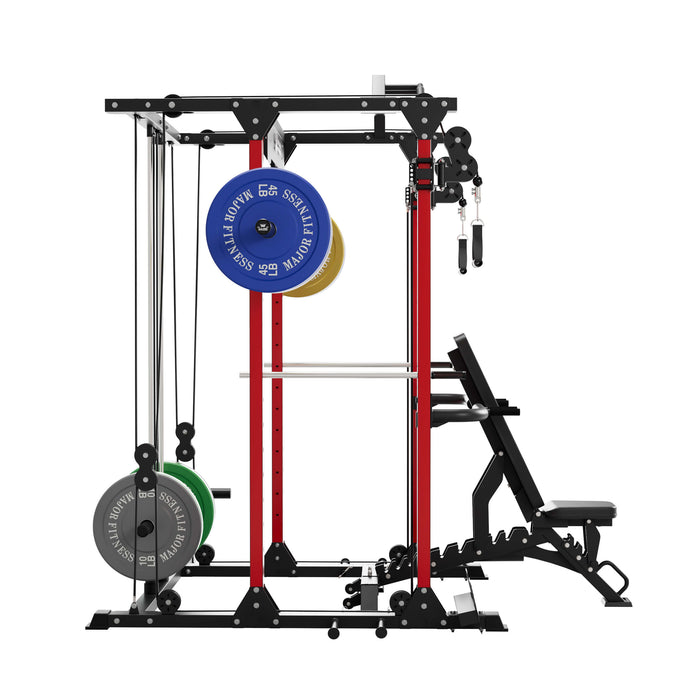 Major Fitness All-In-One Home Gym Power Rack Package PLM03