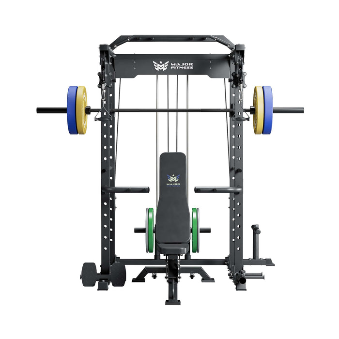 Major Fitness All-In-One Home Gym Power Rack Package PLM03