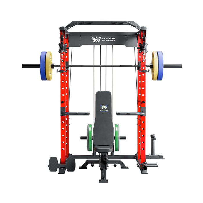 Major Fitness All-In-One Home Gym Power Rack Package PLM03