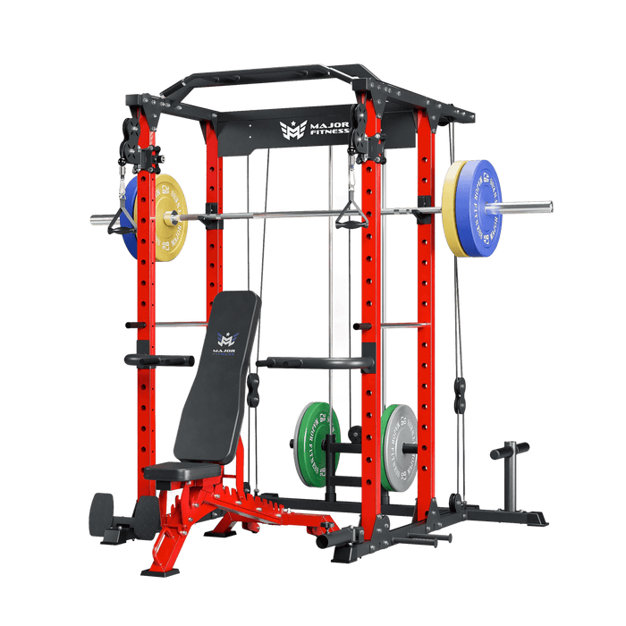 Major Fitness All-In-One Home Gym Power Rack Package PLM03