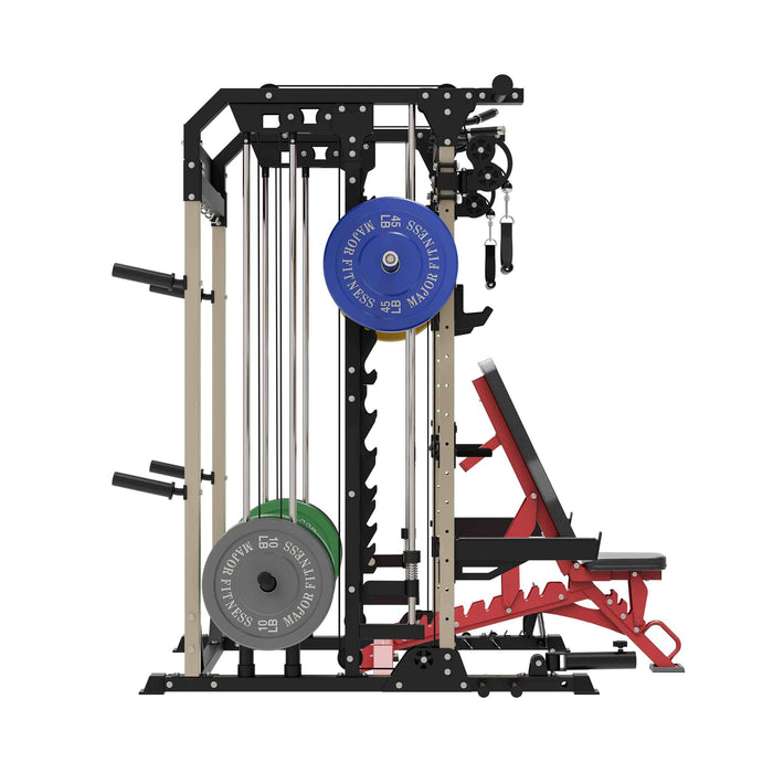 Major Fitness All-In-One Home Gym Smith Machine Package Spirit B52