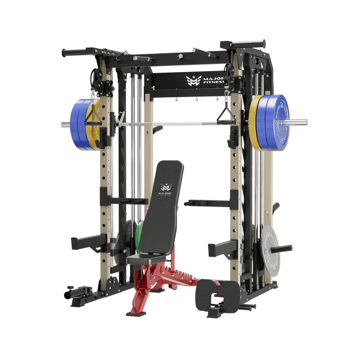 Major Fitness All-In-One Home Gym Smith Machine Package Spirit B52