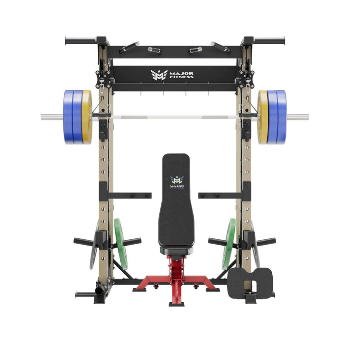 Major Fitness All-In-One Home Gym Smith Machine Package Spirit B52