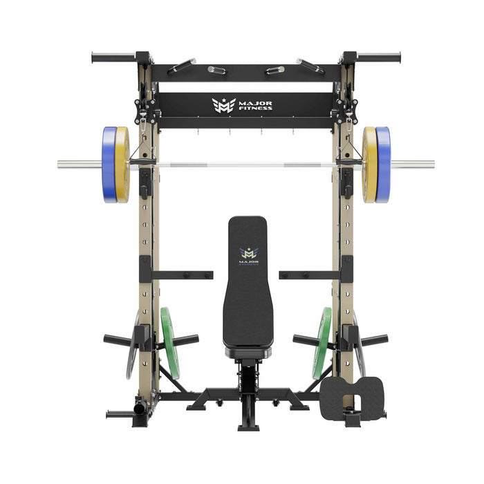 Major Fitness All-In-One Home Gym Smith Machine Package Spirit B52