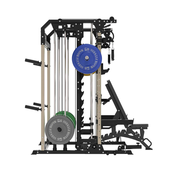Major Fitness All-In-One Home Gym Smith Machine Package Spirit B52