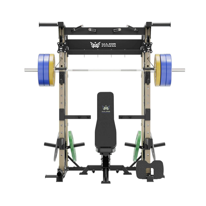 Major Fitness All-In-One Home Gym Smith Machine Package Spirit B52