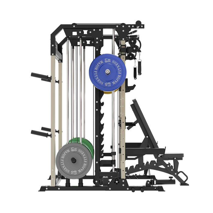 Major Fitness All-In-One Home Gym Smith Machine Package Spirit B52