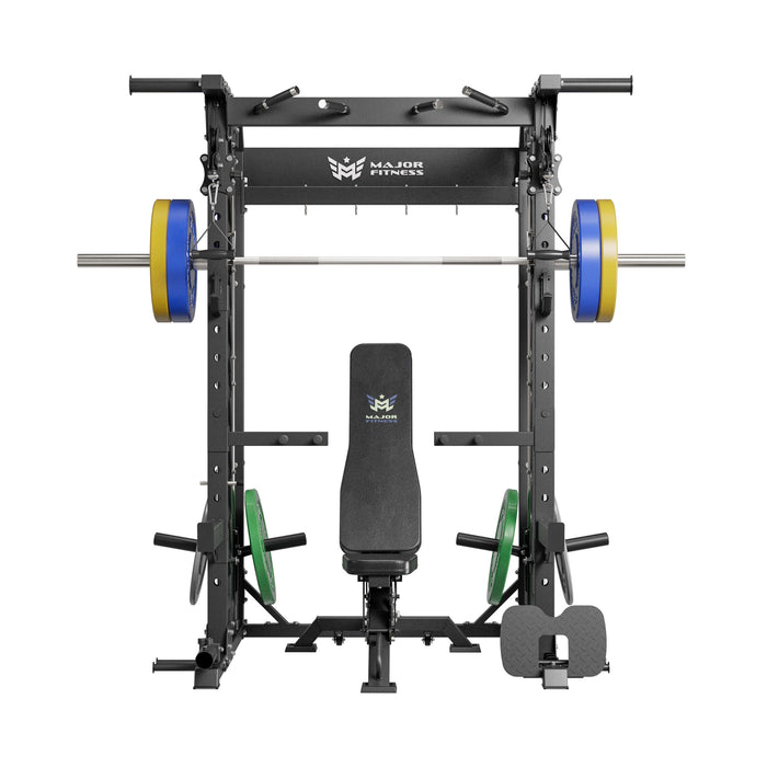 Major Fitness All-In-One Home Gym Smith Machine Package Spirit B52