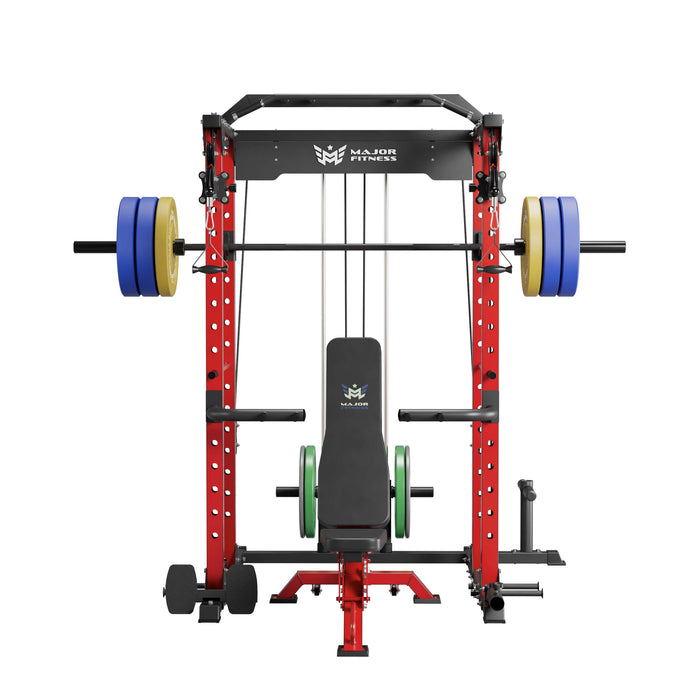 Major Fitness All-In-One Home Gym Power Rack Package PLM03