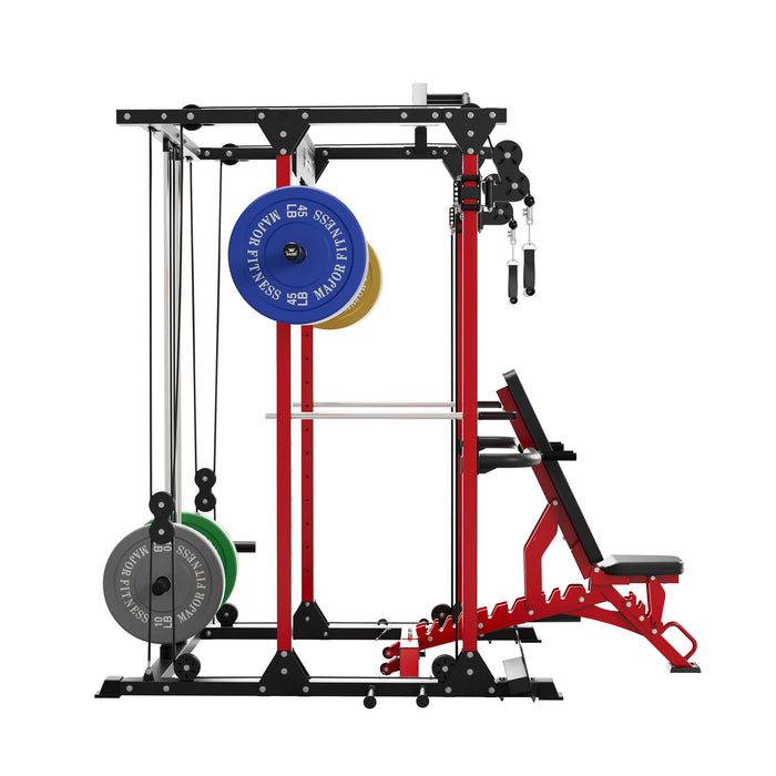Major Fitness All-In-One Home Gym Power Rack Package PLM03