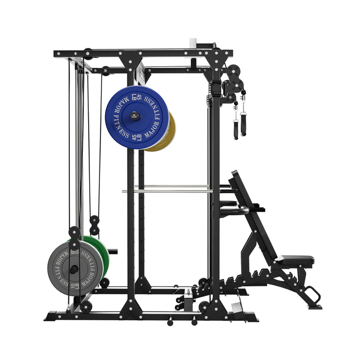 Major Fitness All-In-One Home Gym Power Rack Package PLM03