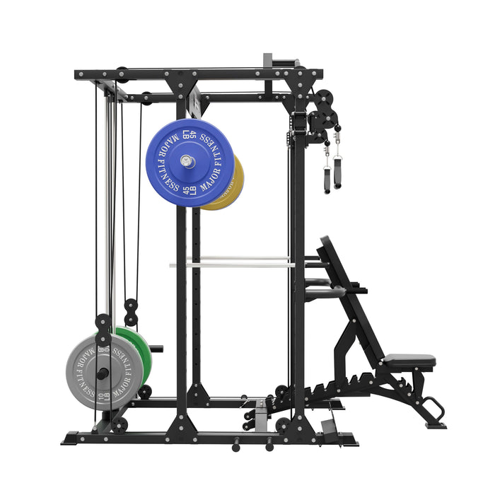 Major Fitness All-In-One Home Gym Power Rack Package PLM03