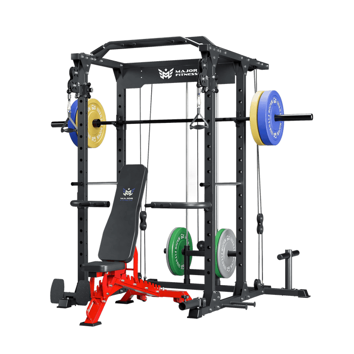 Major Fitness All-In-One Home Gym Power Rack Package PLM03
