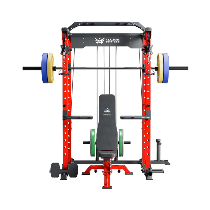 Major Fitness All-In-One Home Gym Power Rack Package PLM03