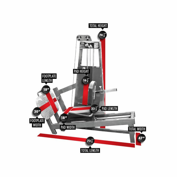 Legend Fitness Seated Leg Press