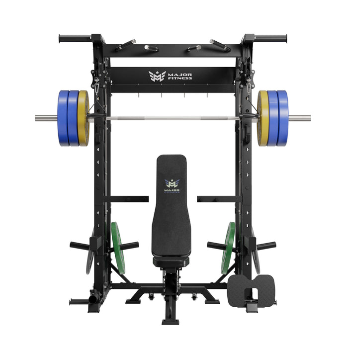 Major Fitness All-In-One Home Gym Smith Machine Package Spirit B52